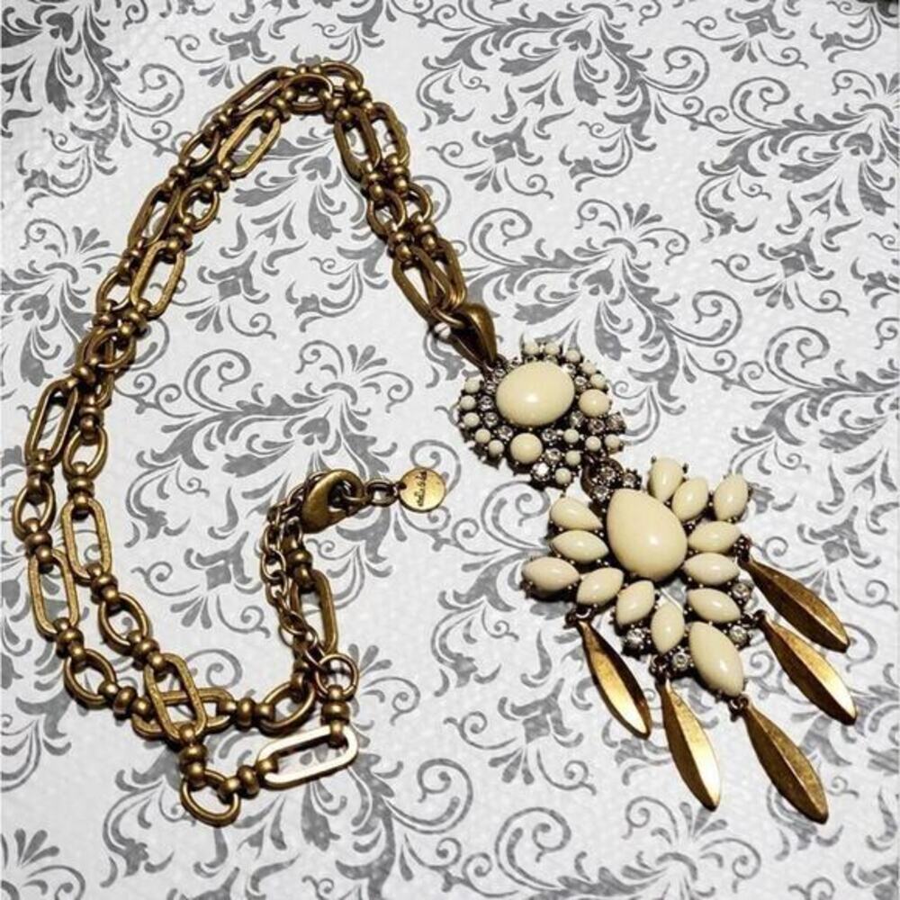 STELLA & Dot Mallorca boho statement necklace